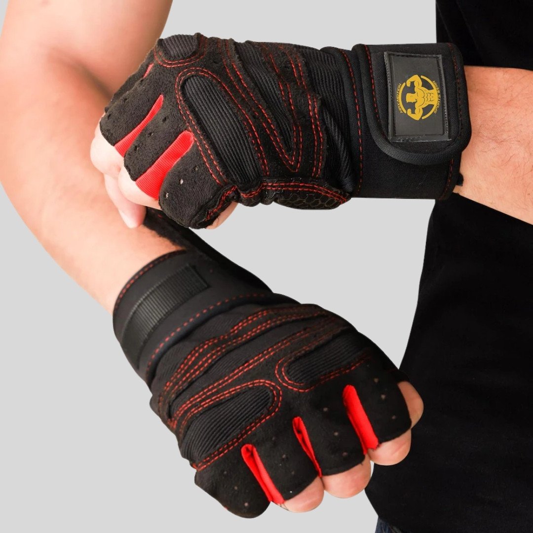 Gym Gloves for Men with Wrist Support – Extra Large (Bulk & OEM Available) | MAX MOTION SPORTSWEAR