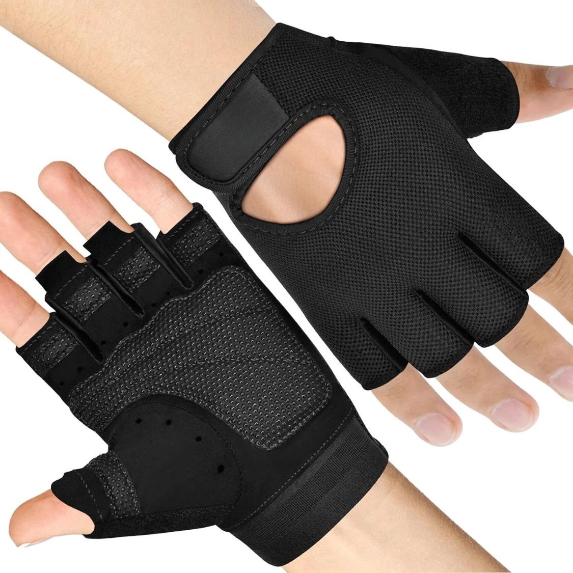 Weight Lifting Gym Gloves Anti Slip Padded Workout Gloves for Men Women