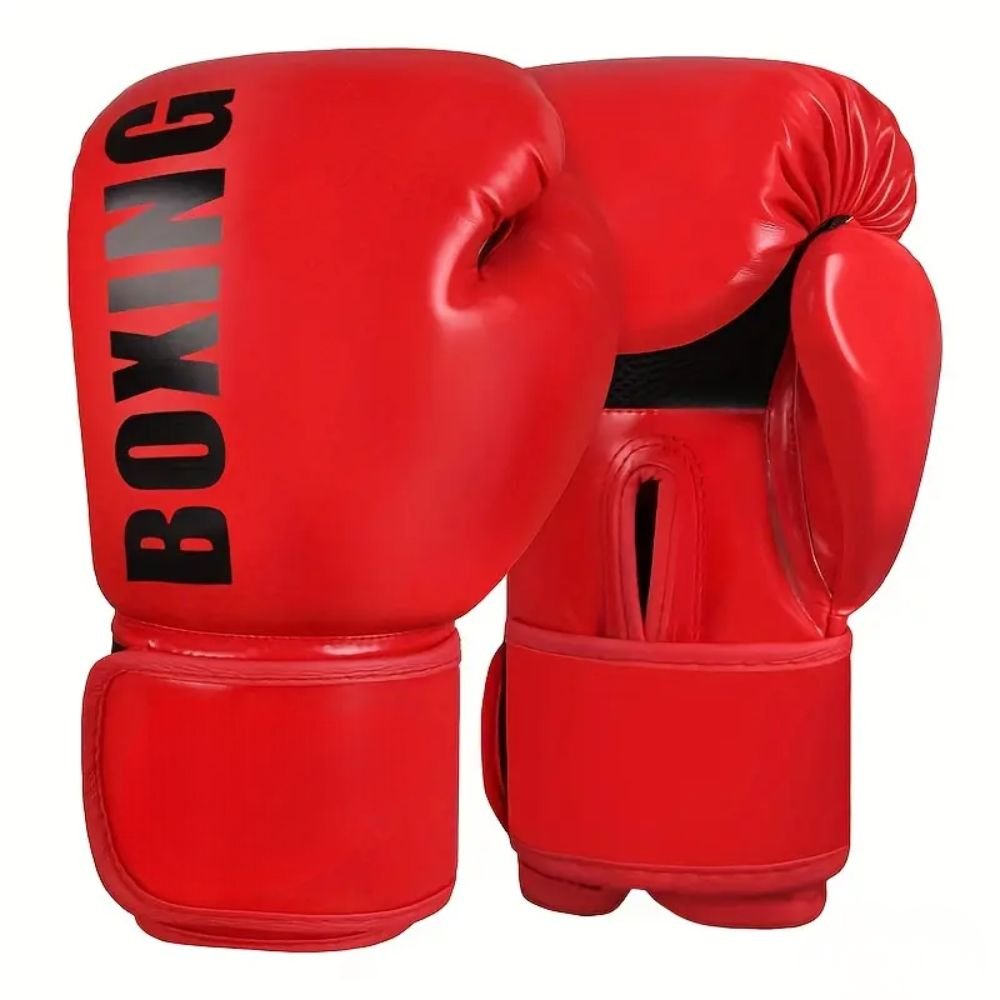 Synthetic PU Boxing Gloves (10–12 oz) – Fitness & Cardio Boxing
