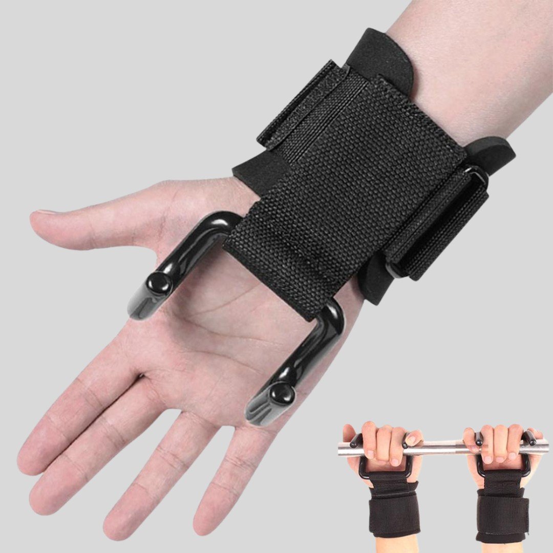 Adjustable Steel Hook Grips Straps – Max Motion Sportswear