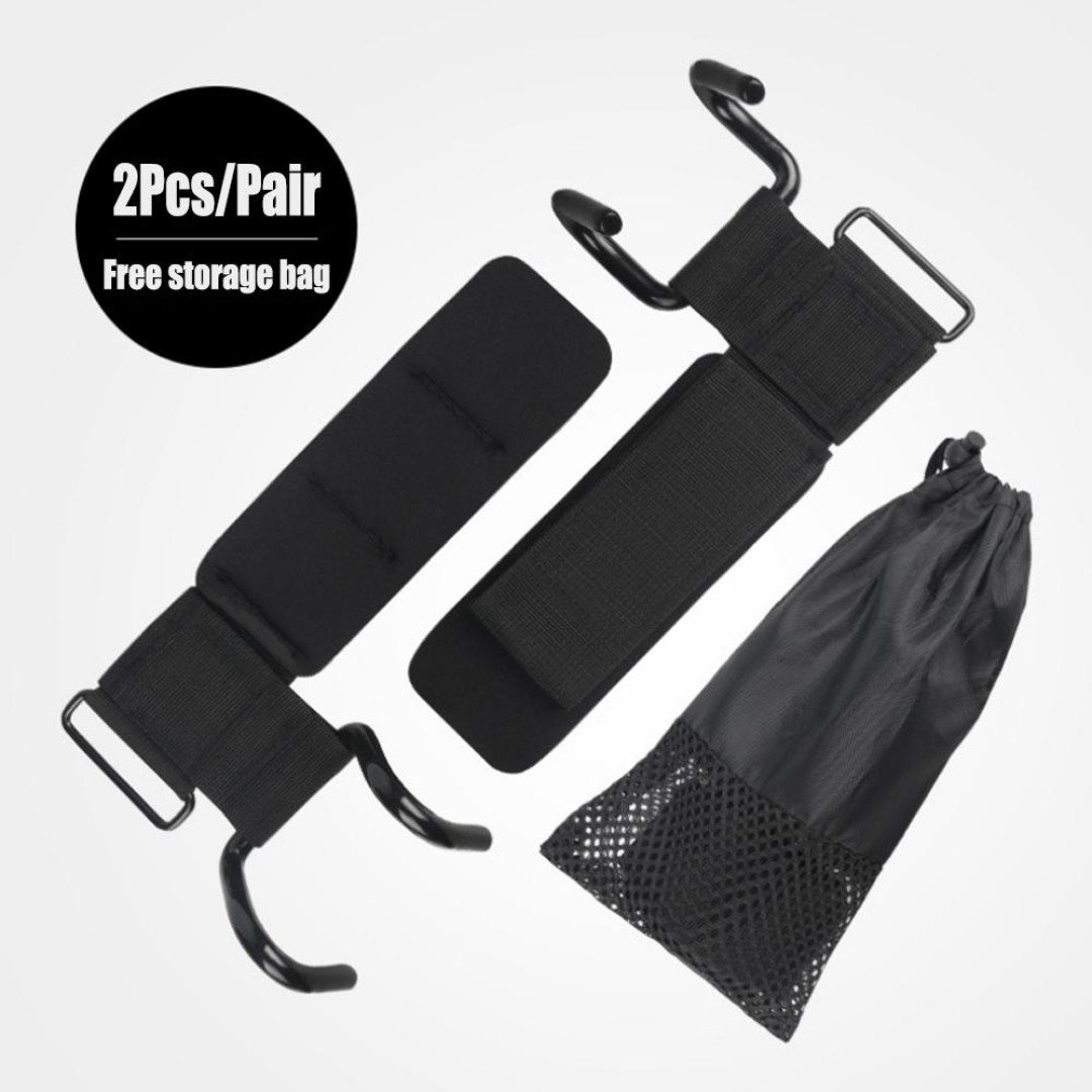 Adjustable Steel Hook Grips Straps – Max Motion Sportswear - Image 3