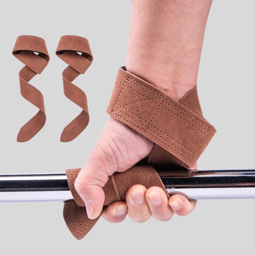 Leather Weight Lifting Wrist Straps – MAX MOTION SPORTSWEAR