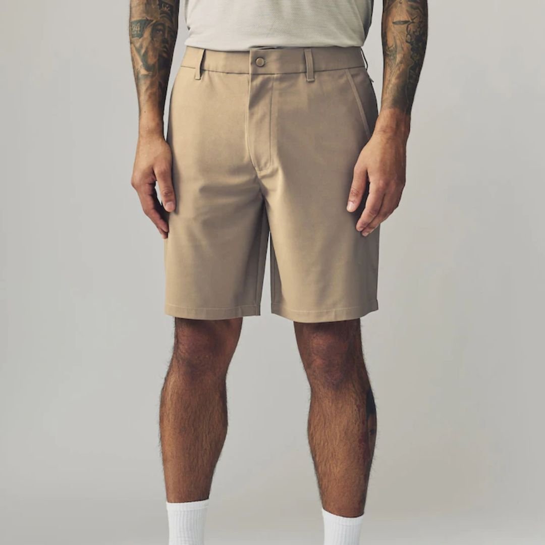 MaxMotion Neutral Stone Active Golf Shorts – Wholesale & OEM