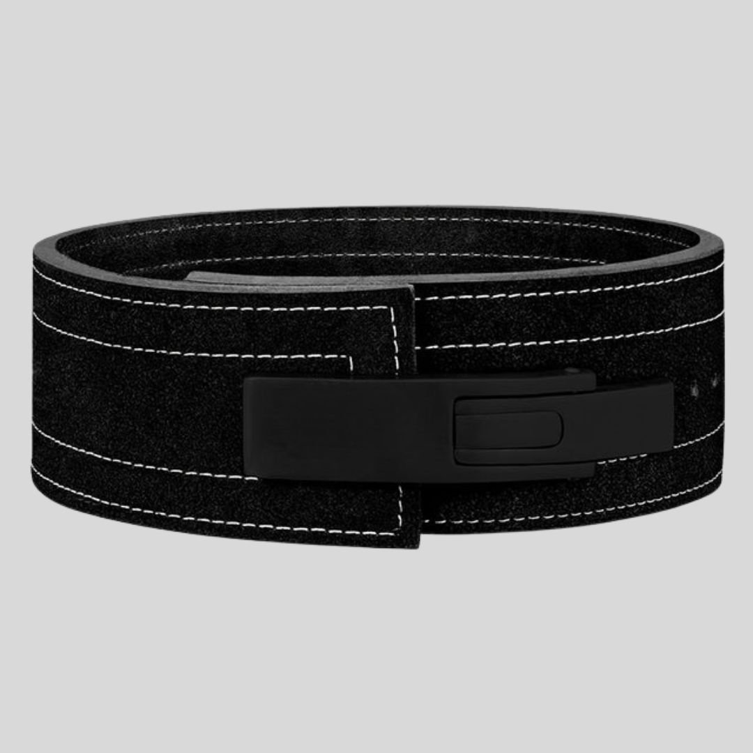 MaxMotion Nubuck Leather Lever Buckle Weightlifting Belt – Wholesale & OEM - Image 2