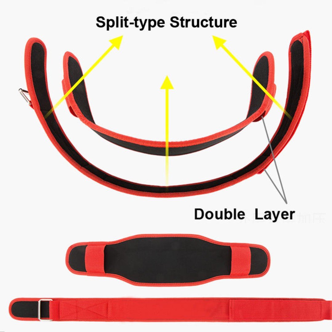 Double Layer Nylon Weightlifting Belt – Heavy Duty Fitness & Powerlifting Support | MAX MOTION SPORTSWEAR - Image 3